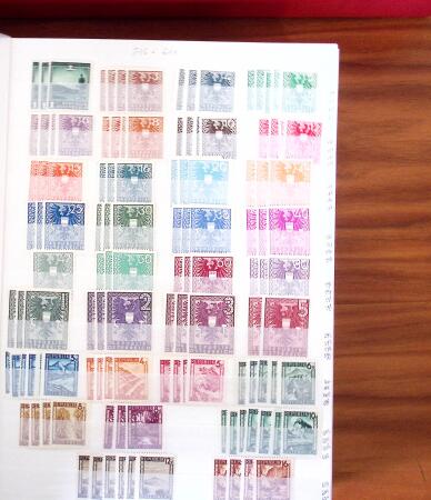1850-1988, Mint and used selection in 9 albums or stockbooks,