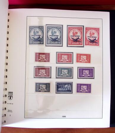 1885-1990, Lot exceptionnel de Monaco en 21 albums et