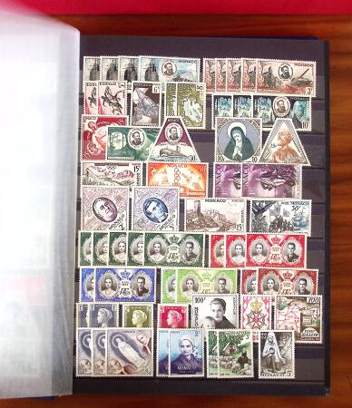 1885-1990, Lot exceptionnel de Monaco en 21 albums et