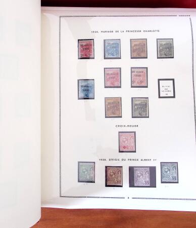 1885-1990, Lot exceptionnel de Monaco en 21 albums et