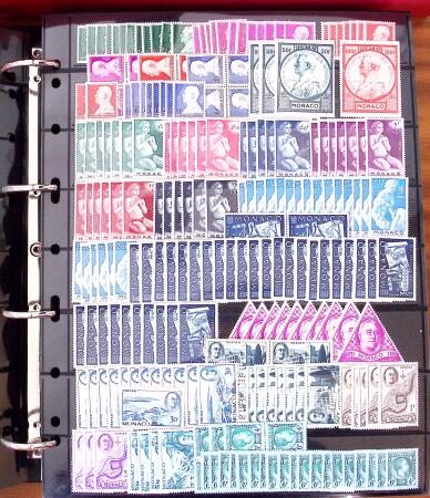 1885-1990, Lot exceptionnel de Monaco en 21 albums et
