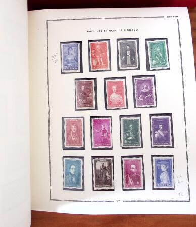 1885-1990, Lot exceptionnel de Monaco en 21 albums et