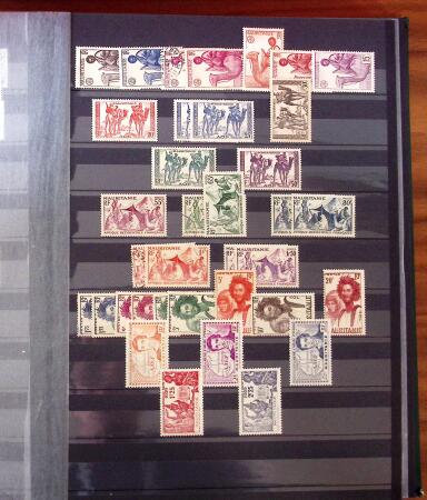 1859-1970, Très belle collection de colonies en 12
