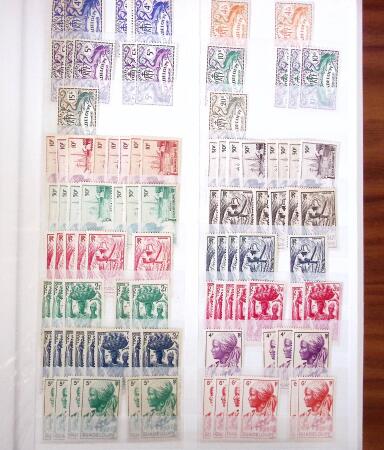 1859-1970, Très belle collection de colonies en 12