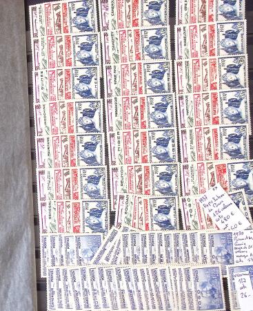 1859-1970, Très belle collection de colonies en 12