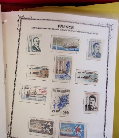 1948-1970, Trois albums avec TAAF et Saint-Pierre et