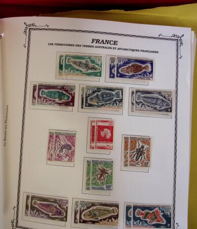 1948-1970, Trois albums avec TAAF et Saint-Pierre et