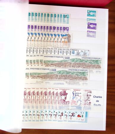 1948-1970, Trois albums avec TAAF et Saint-Pierre et