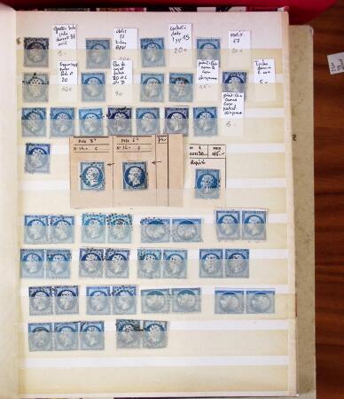1860-1965, Collection principalement de bleus de France