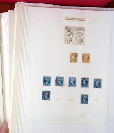 1860-1965, Collection principalement de bleus de France