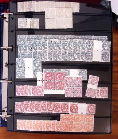 1900-2004, Stock de neuf en 14 classeurs, presque exclusivement