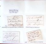 1750-1947, Collection de lettres classées par TARIFS