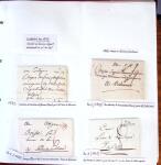 1750-1947, Collection de lettres classées par TARIFS