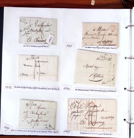 1750-1947, Collection de lettres classées par TARIFS