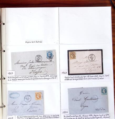 1750-1947, Collection de lettres classées par TARIFS