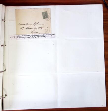 1750-1947, Collection de lettres classées par TARIFS