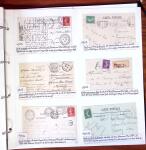 1750-1947, Collection de lettres classées par TARIFS