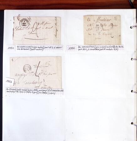 1750-1947, Collection de lettres classées par TARIFS