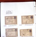 1750-1947, Collection de lettres classées par TARIFS