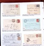 1750-1947, Collection de lettres classées par TARIFS