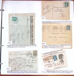 1750-1947, Collection de lettres classées par TARIFS