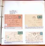 1750-1947, Collection de lettres classées par TARIFS