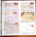 1750-1947, Collection de lettres classées par TARIFS