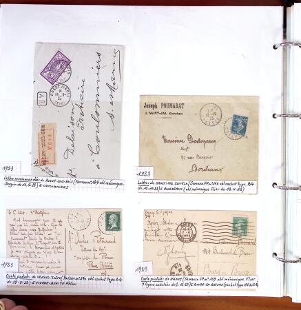 1750-1947, Collection de lettres classées par TARIFS