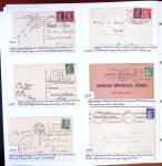 1750-1947, Collection de lettres classées par TARIFS