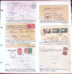 1750-1947, Collection de lettres classées par TARIFS