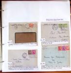 1750-1947, Collection de lettres classées par TARIFS