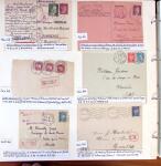 1750-1947, Collection de lettres classées par TARIFS