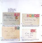 1750-1947, Collection de lettres classées par TARIFS