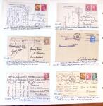 1750-1947, Collection de lettres classées par TARIFS
