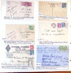 1750-1947, Collection de lettres classées par TARIFS