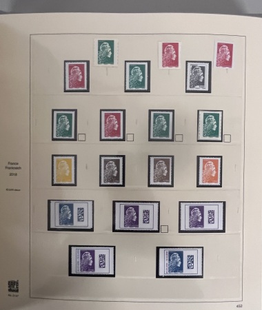 1956-2022, Collection de France en 24 classeurs Safe,