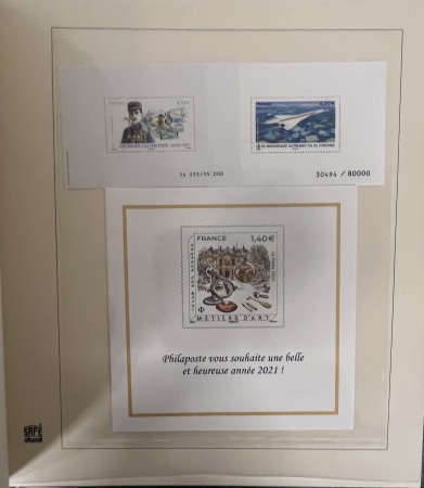 1956-2022, Collection de France en 24 classeurs Safe,