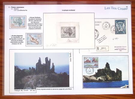 LES ILES CROZET, Exceptionnelle collection d'exposition