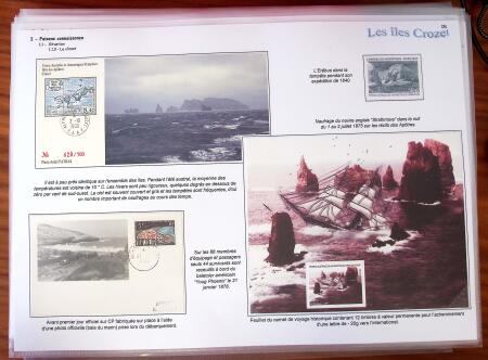 LES ILES CROZET, Exceptionnelle collection d'exposition