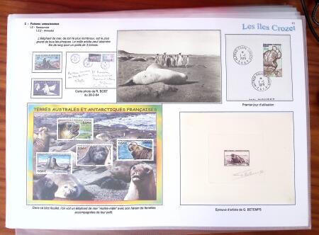 LES ILES CROZET, Exceptionnelle collection d'exposition