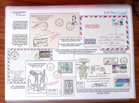 LES ILES CROZET, Exceptionnelle collection d'exposition