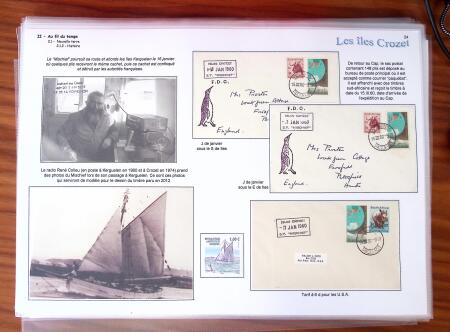 LES ILES CROZET, Exceptionnelle collection d'exposition