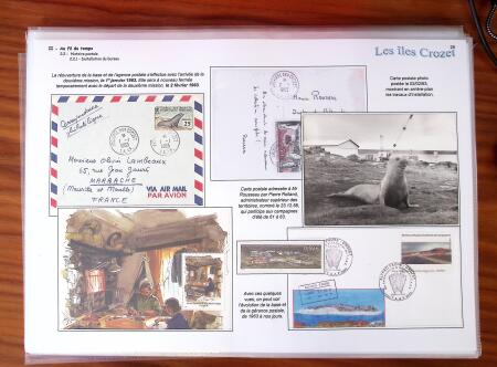 LES ILES CROZET, Exceptionnelle collection d'exposition