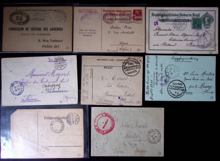 1864-1956, 69 lots de lettres préparés et décrits