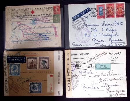 1864-1956, 69 lots de lettres préparés et décrits