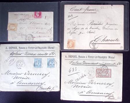 1864-1956, 69 lots de lettres préparés et décrits