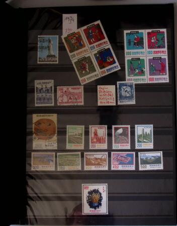 1960-2016, Mint nh collection of Taiwan in 5 stockbooks,