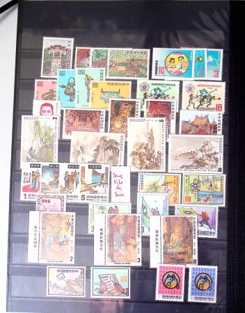 1960-2016, Mint nh collection of Taiwan in 5 stockbooks,