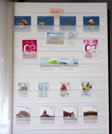 1960-2016, Mint nh collection of Taiwan in 5 stockbooks,