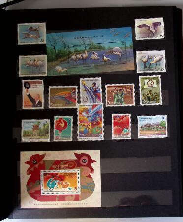 1960-2016, Mint nh collection of Taiwan in 5 stockbooks,